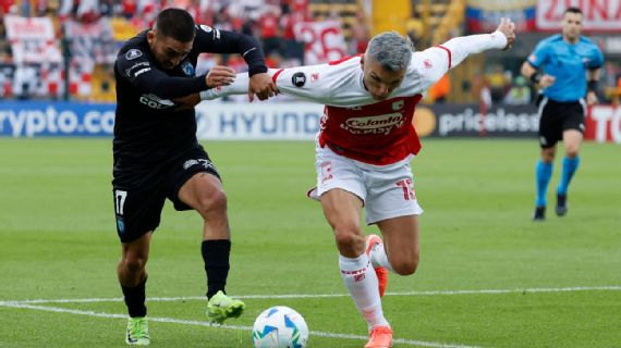 Santa Fe en crisis y sin Libertadores: lo eliminó Iquique en Bogotá