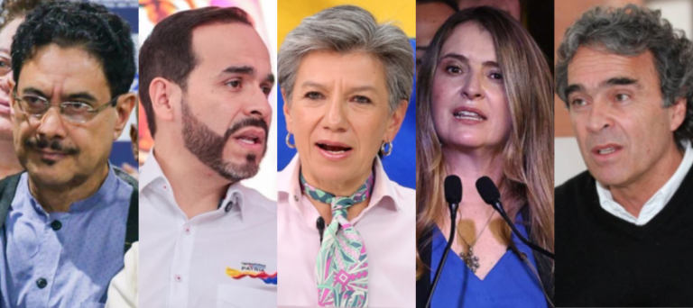 Iván Cepeda, Abelardo De la Espriella, Claudia López, Paloma Valencia y Sergio Fajardo lideran intención de voto según Invamer 📊